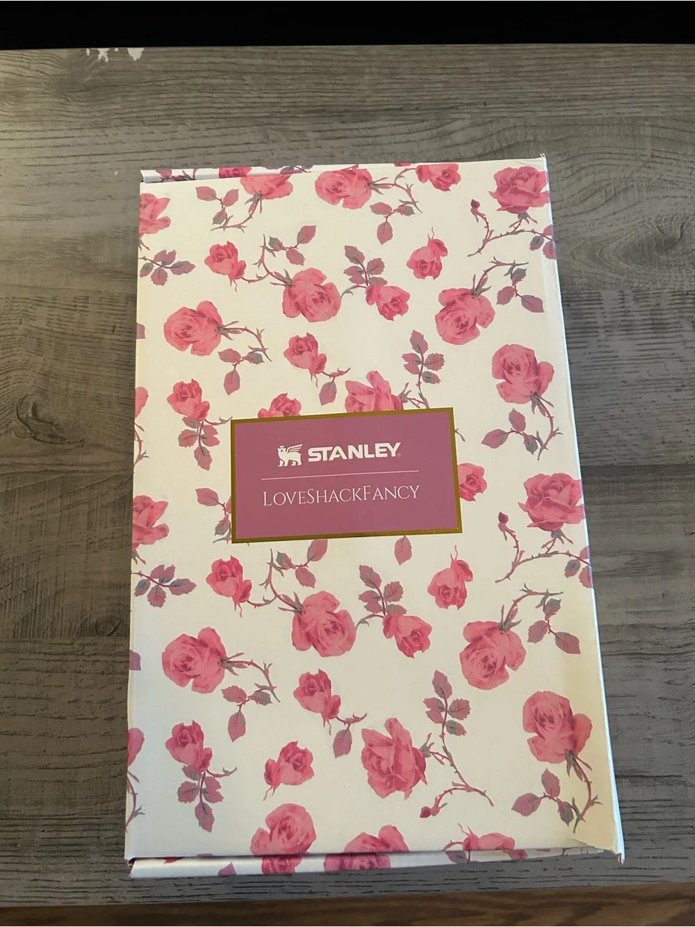 Stanley White & Pink Floral Quencher Tumbler with Handle